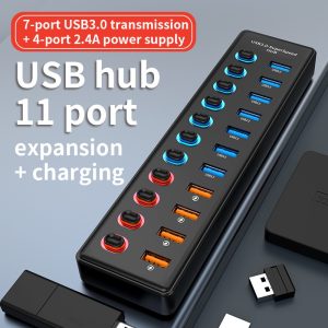 Đế Mở Rộng Laptop 11-trong-1 (Docking Station)