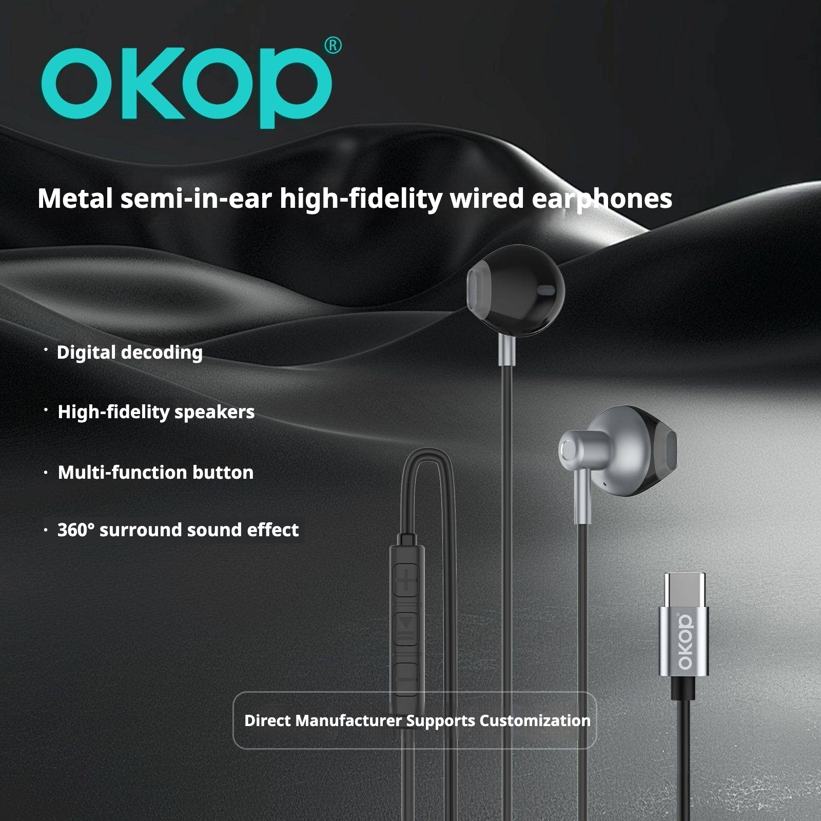 Tai Nghe Có Dây USB-C KP-235 Chất Lượng Âm Thanh Cao Cho Nhạc Và Game - Ảnh 3
