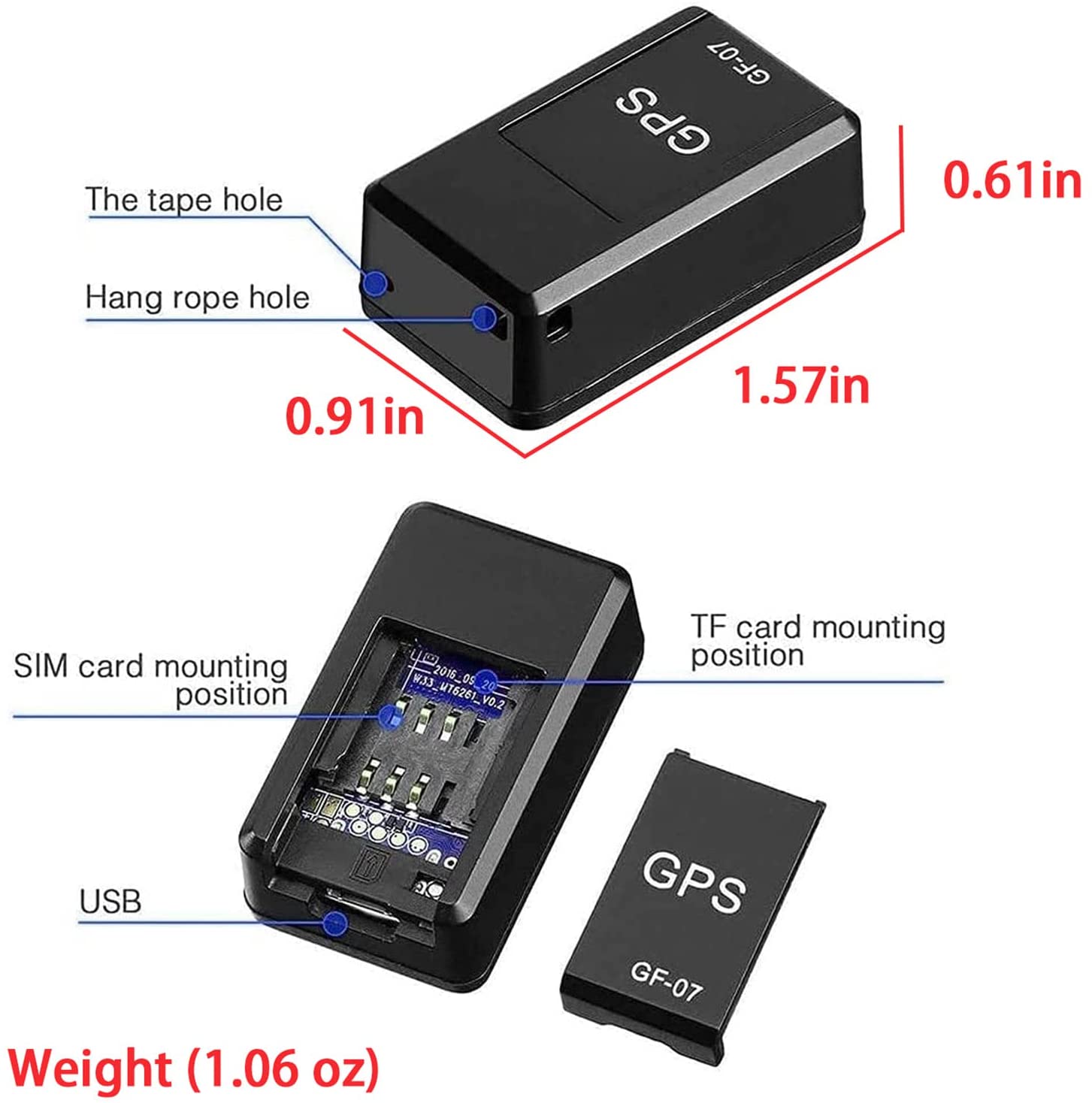 Thiết Bị Định Vị GPS Từ Tính, Cảnh Báo SOS Theo Dõi Xe Thời Gian Thực - Ảnh 5