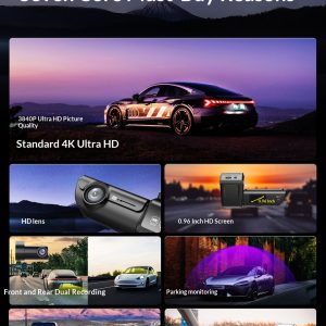 Camera Hành Trình WiFi HD Cho Ô Tô, DVR Quay Phim Nét Cao