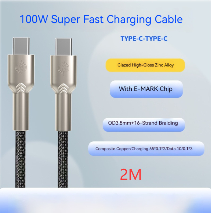 Cáp Sạc Nhanh Hợp Kim Kẽm Cho Ô Tô - Ảnh 4