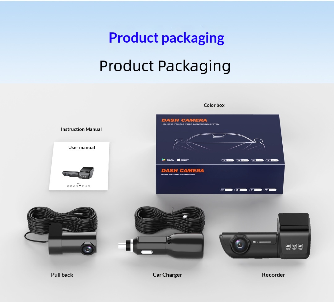 Camera Hành Trình WiFi HD Cho Ô Tô, DVR Quay Phim Nét Cao - Ảnh 3