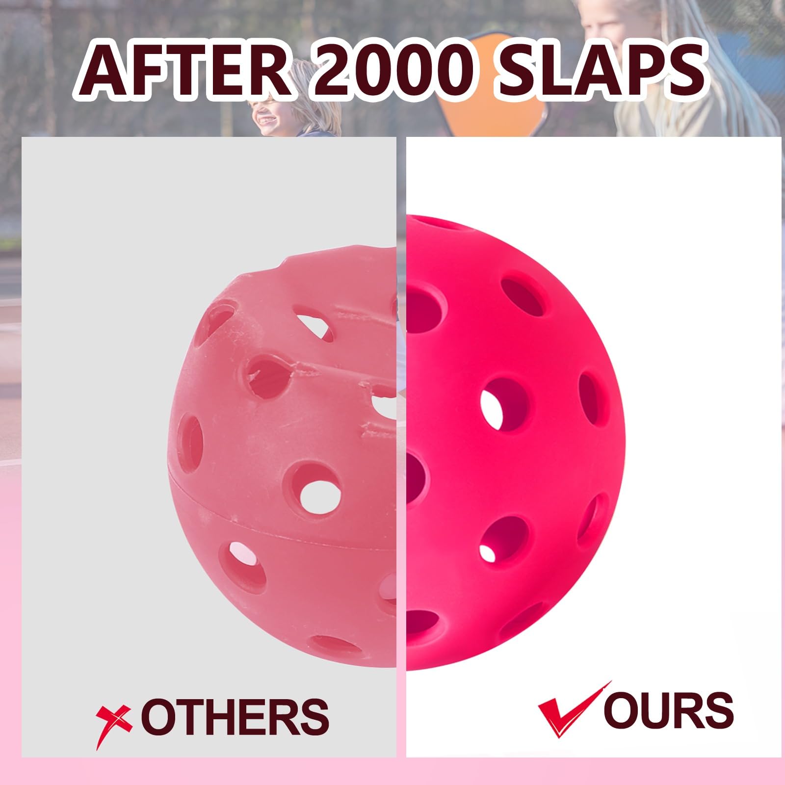 Bộ Bóng Pickleball 40 Lỗ Ngoài Trời Chất Lượng - Ảnh 2
