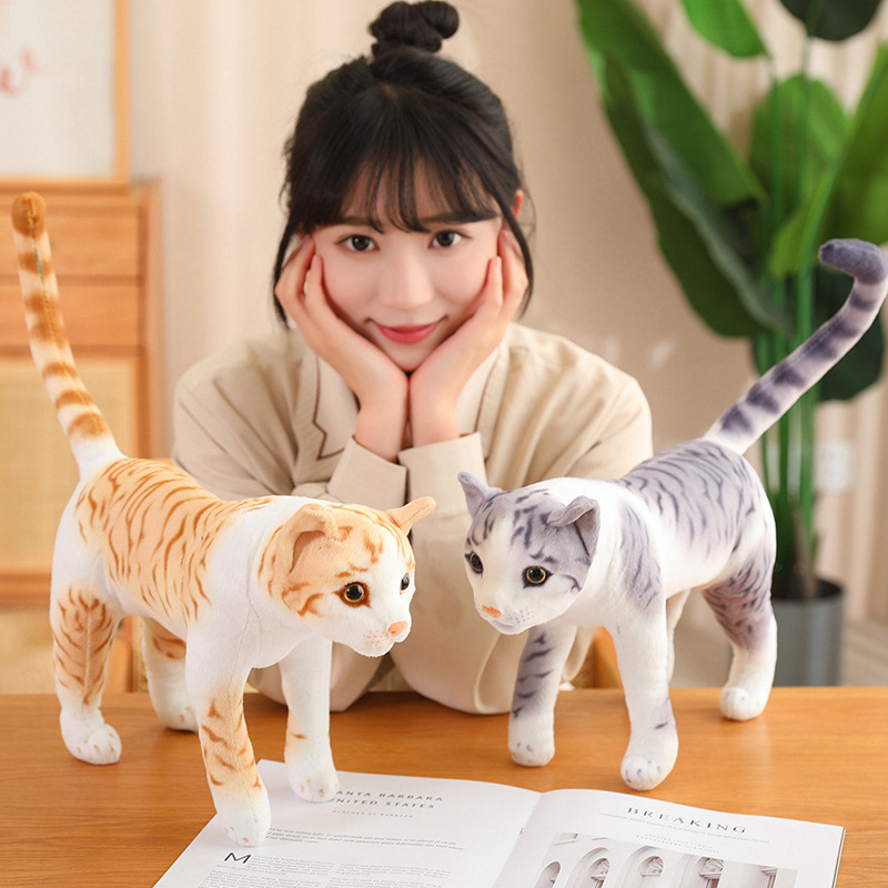 Thú Bông Mèo Đứng Siêu Thực tế - Ảnh 2