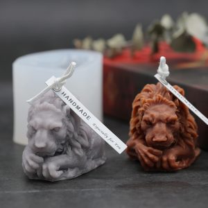 Khuôn Nến Handmade Hình Sư Tử Kèm Nguyên Liệu DIY