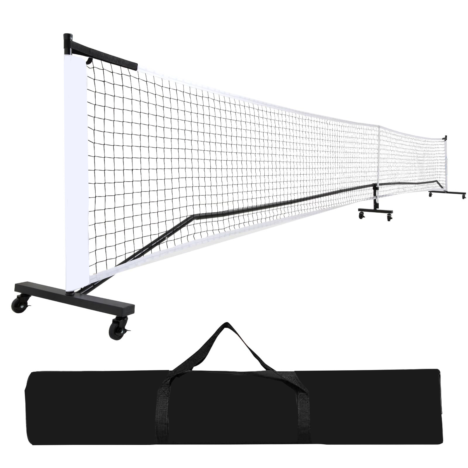 Lưới Pickleball Khung Sắt Ngoài Trời 6 Bánh Xe