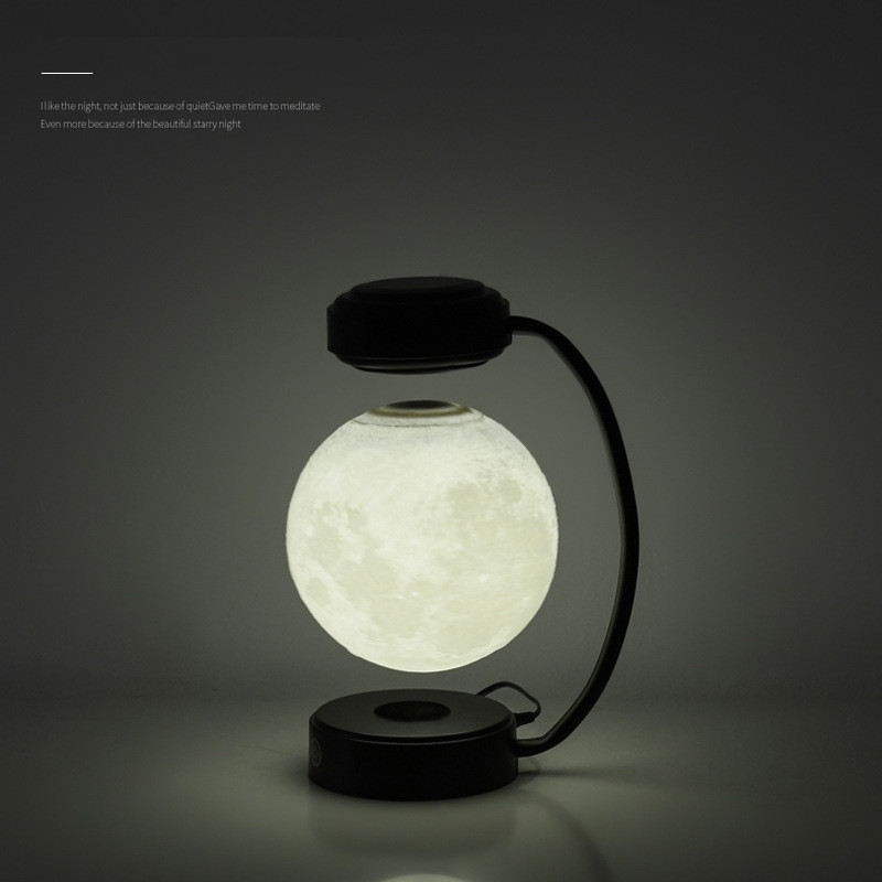 Đèn Mặt Trăng Levitating Không Dây 3D LED