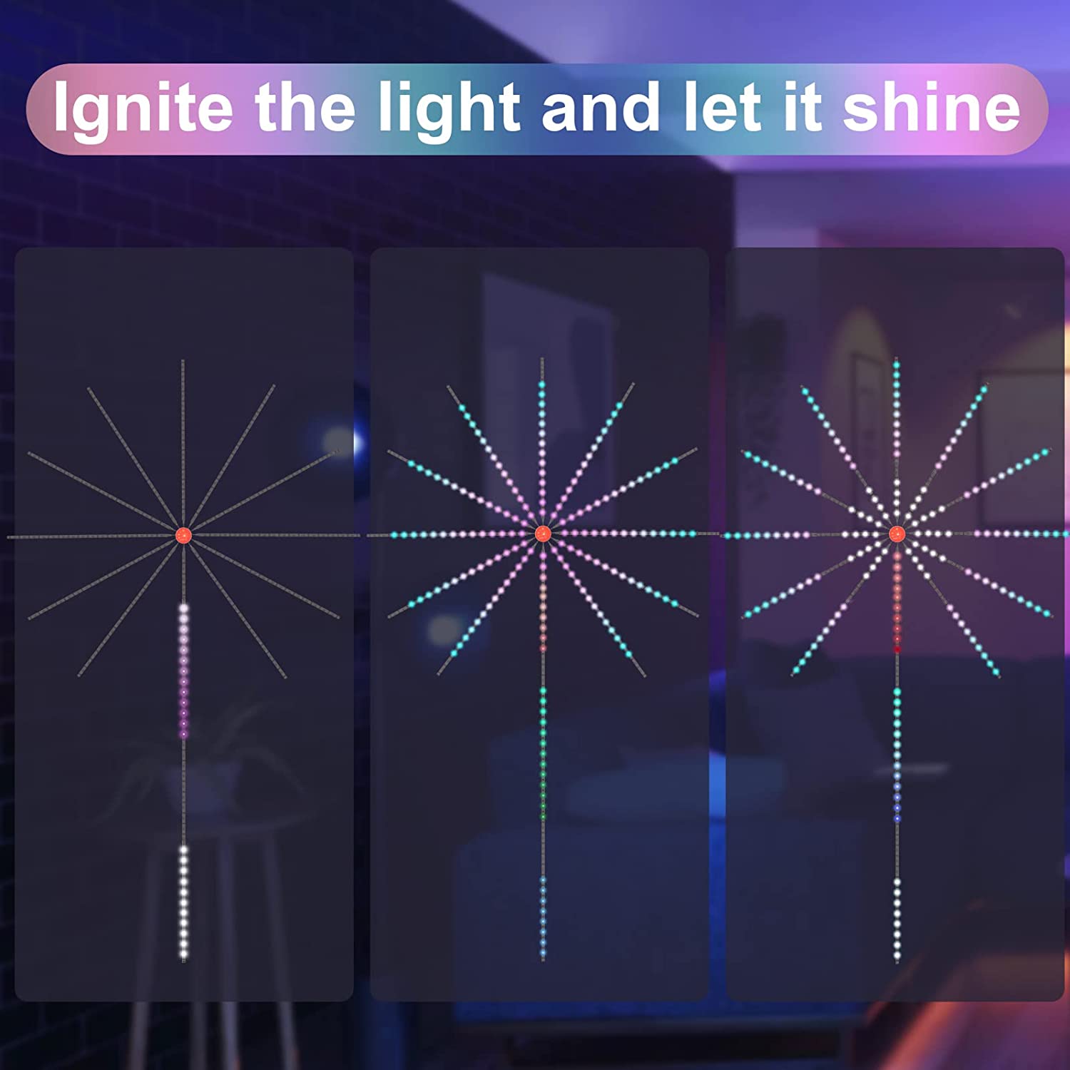 Đèn LED Pháo Hoa Nhạc Sống - Ảnh 5