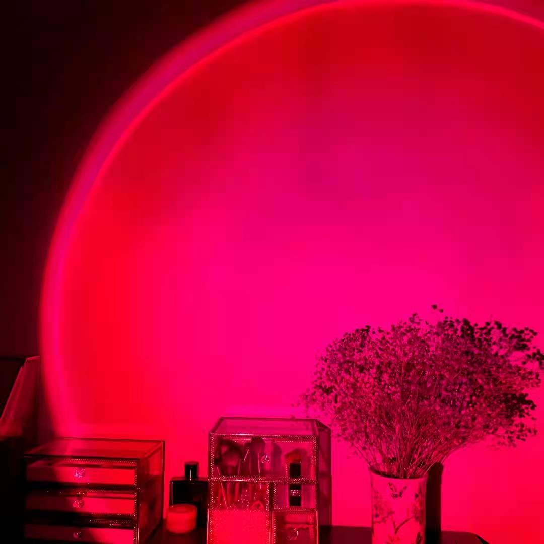 Đèn Cầu Vồng Sạc USB Sunset Lamp Rainbow - Ảnh 2
