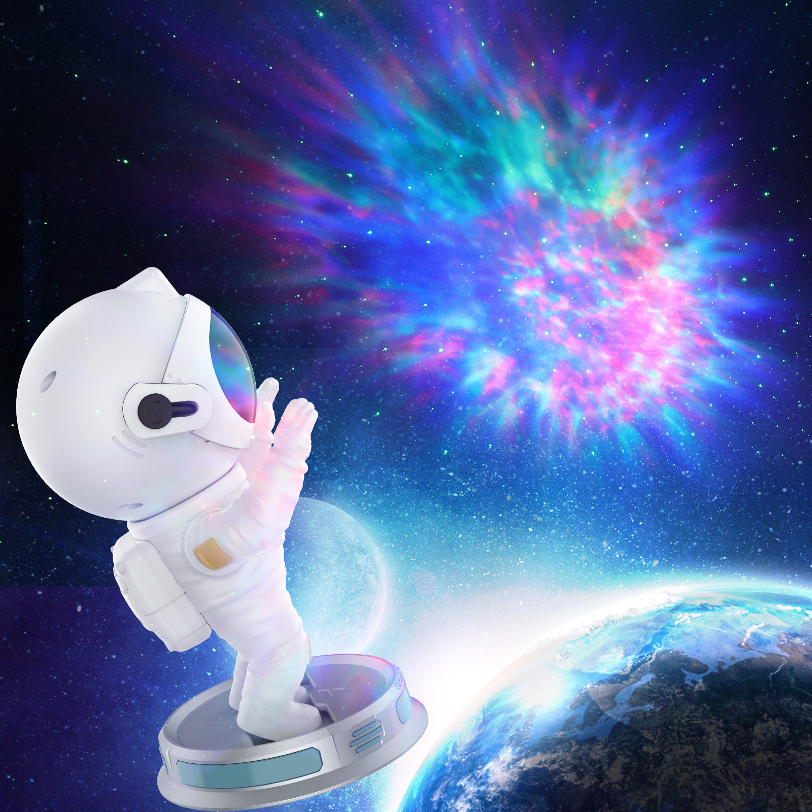 Đèn Chiếu Cực Quang Astronaut Bắc Cực - Ảnh 2