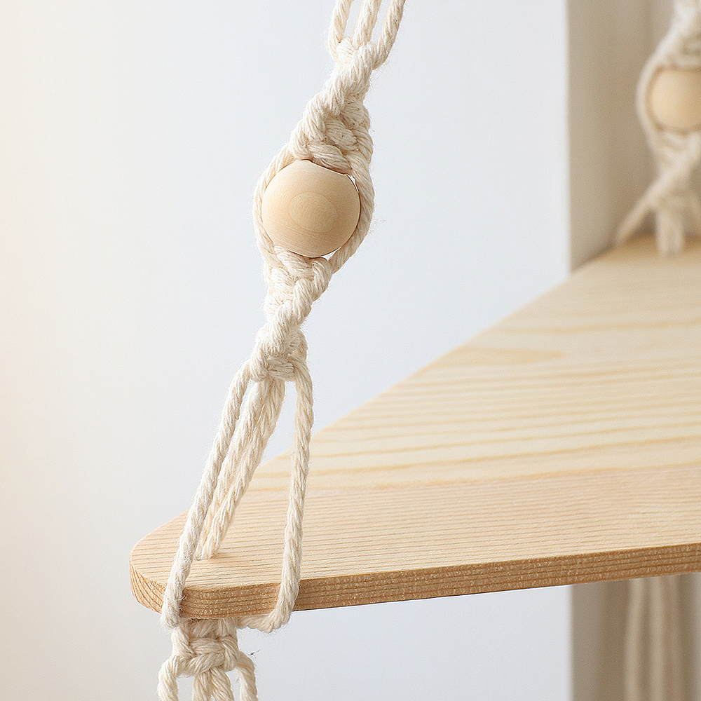 Kệ Macrame Treo Tường Phong Cách Boho