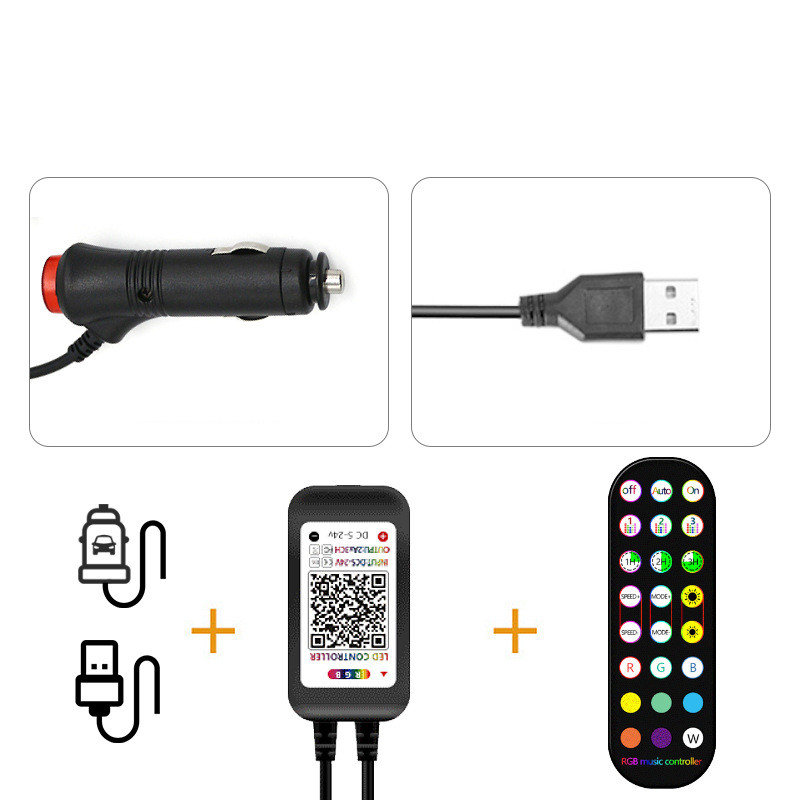 Đèn Trang Trí Xe Ô Tô LED - Ảnh 5